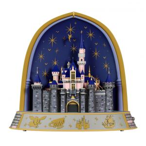 Enfeite de Natal Hallmark Keepsake Disney 2025, 70º Aniversário da Disneyland Uma Celebração Mágica Musical com Luz, Castelo da Bela