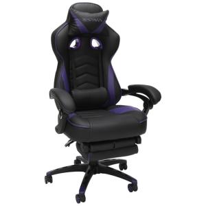 Cadeira Gamer, Couro, Ergonômica, Reclinável, 360 Graus, Roxo, RESPAWN RSP 110 PUR, Violeta