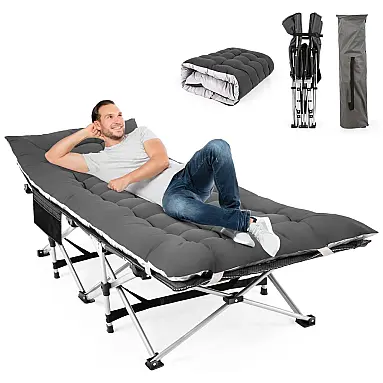 Cama Dobrável Portátil para Acampamento