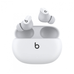 Fones de Ouvido Bluetooth com Cancelamento de Ruído e Compatível com Apple e Android, Beats Studio Buds, Branco