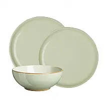 Aparelho de Jantar Denby Heritage Orchard 12 Peças Grés Serviço para 4 Verde Maçã