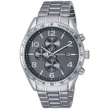 Relógio Masculino Analógico B em Aço Inoxidável com Cronógrafo, CARAVELLE 43B164, Prateado