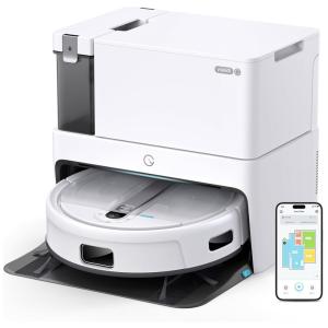 Aspirador Robô e Esfregão com Auto Esvaziamento e Tecnologia de Lavagem Automática e Mapeamento Inteligente, 110V, Yeedi, Branco