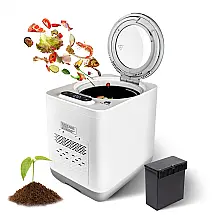 Composteira Elétrica de Cozinha 3,8L para Ambientes Internos e Externos com Adsorção de Odores, 110V, Break The Waves