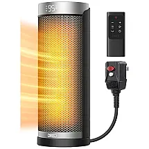 Aquecedor Dreo para Banheiro e Ambientes Internos, 70° Oscilante, 5 Modos, Controle Remoto, Timer 12h, Plugue Segurança ALCI