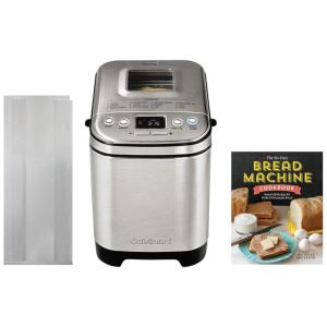 Panificadora Automática com 12 Configurações, 100 Sacos de Pão e Livro de Receitas, 110V, Cuisinart, Prata