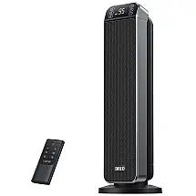 Aquecedor Elétrico com Controle Remoto 3 Modos Temporizador de 12H, 70 Oscilação, 110v, DREO DR HSH001 GR, Preto