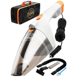 Aspirador de Pó Automotivo Portátil ThisWork com Fio Luz LED 110W, 12V, THISWORX FOR TWC 02.W, Branco