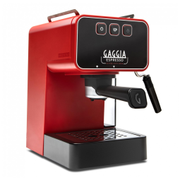 Máquina de Café Expresso com Vaporizador, Desligamento Automático e Tanque Removível, 110V 1900W, Gaggia Espresso Evolution, Vermelha