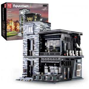 Kit de Construção Arquitetura de Prédio com 3992 Peças para 14 Anos ou mais, MOULD KING, Cinza