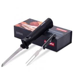 Facas Elétricas Recarregáveis Wanvoapls com Trava de Segurança e Lâmina Versátil de Pão - Ideal para Cortar Carnes e Queijos sem Esforço