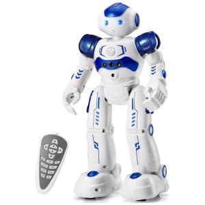 Brinquedo Robô Educativo Inteligente Eletrônico e Recarregável para Crianças 3 Anos ou Mais, KINGSDRAGON, Branco