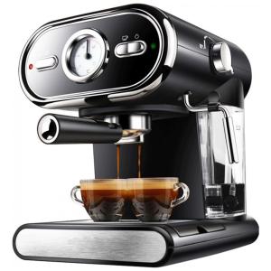 Máquina de Café Expresso Semiautomática com Bocal de Leite, 110V, PRVDV, Preta