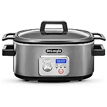 Livenza Panela Elétrica Programável, Capacidade 6L, 350W, Prateada, 110v, DELONGHI 0235110000, Prateado