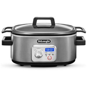 Livenza Panela Elétrica Programável, Capacidade 6L, 350W, Prateada, 110v, DELONGHI 0235110000, Prateado