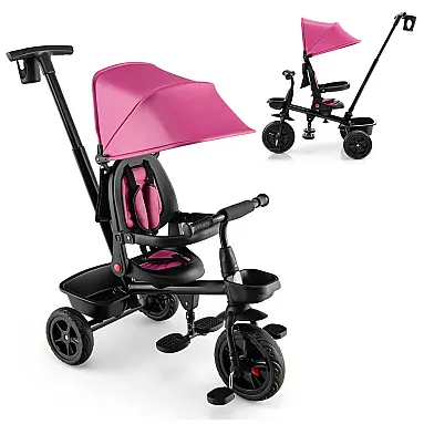 Triciclo Infantil Rosa HONEY JOY