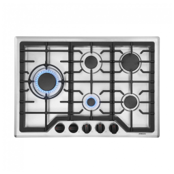 Cooktop a gás 76cm Robam inox 5 queimadores mesa selada queimador wok latão 50000 BTU conversível GN GLP 110V