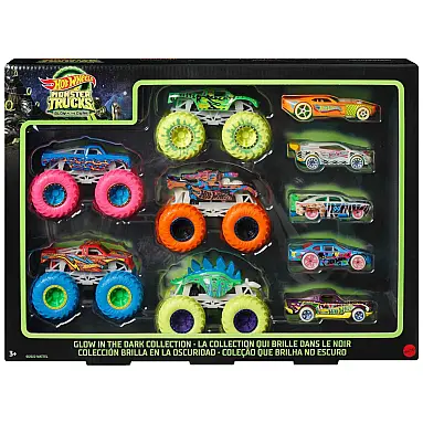 Conjunto 10 Veículos Monster Trucks