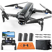 Drone e Acessórios para Adultos 4K/30 FPS com Câmera 4K, Transmissão de Vídeo até 3 km, Autonomia de 84 Minutos, Gimbal de 2 Eixos