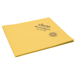 Pano de Limpeza sem Fiapos e Resistênte ao Desgaste, 5 UN, Vileda Professional, Amarelo
