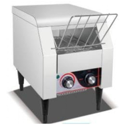 Torradeira Industrial de Esteira Garvee Conveyor 150 Fatias - Aço Inoxidável - Forno Elétrico de Esteira Pesada com Tubo de Aquecimento