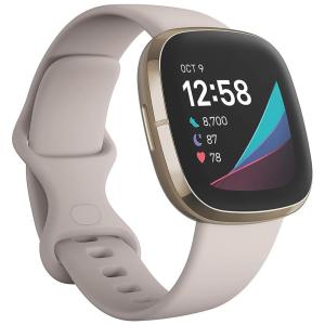 Relógio SmartWatch para Esportes com GPS Integrado e Monitoramento, FITBIT FB512GLWT, Branco