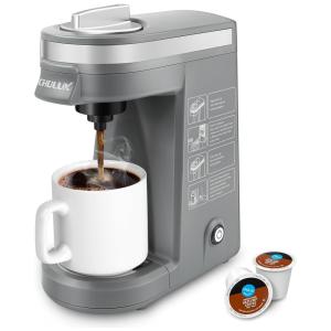 Cafeteira Elétrica Expresso para Cápsula 350 mL 800W, 110v, CHULUX CL CM20001, Cinza