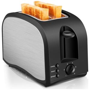 Torradeira 2 Fatias 6 Níveis de Tostagem 850W, 110v, CUSINAID T 04U, Preto