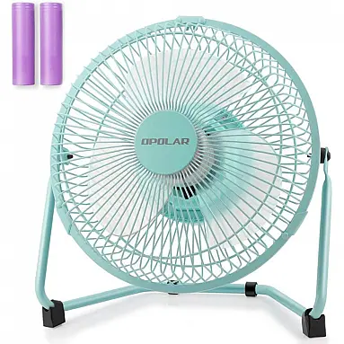 Ventilador de Mesa Recarregável USB