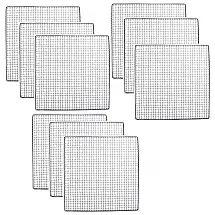 Bandejas Desidratador Bright Kitchen Prata Aço Inoxidável 9 Unidades 38x38 cm Excalibur