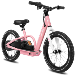 Bicicleta Elétrica Sem Pedal para Crianças de 3 a 9 Anos até 12km, 21,6V,JOYSTAR, Rosa