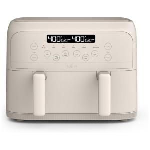 BELLA Air Fryer TriZone 4 Quartos, Coating Cerâmico EverGood, Controle Digital Touch, 1700W, 3,3kg, Design Dual Basket