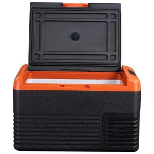 Frigobar, Cooler Elétrico Automotivo Portátil 30L, com Display LCD, 60W, VZTRIP, Preto