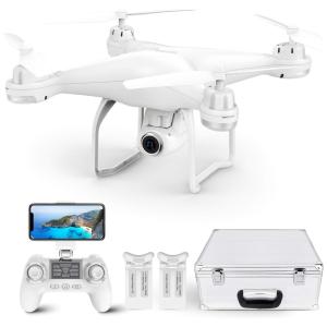 Drone com Câmera 2K FPV WiFi, Retorno Automático, 2 Baterias, POTENSIC T25 HP, Branco