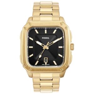 Relógio Masculino Analógico de Quartzo com Pulseira de Aço Inoxidável, Fossil FS5932, Dourado