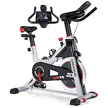 Bicicleta Ergométrica com Assento e Guiador Ajustáveis, Branca, DMASUN 1008737, Branco