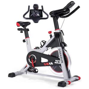 Bicicleta Ergométrica com Assento e Guiador Ajustáveis, Branca, DMASUN 1008737, Branco