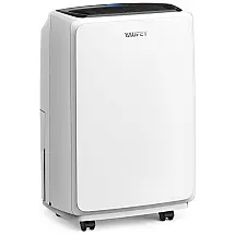 Desumidificador para Grandes Ambientes 1.8L até 230 m2 com Temporizador, 110V, Yaufey, Branco