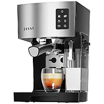Cafeteira Elétrica Expresso Automática 19 Bar, Aço Inox, 1250W, 110v, JASSY, Prateado