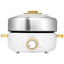 Panela Elétrica Multifuncional 2 em 1, Cpacidade 2.5L, Aço Inox, 700W, Branca, 110v, KUCHEPRO, Branco