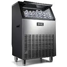 Máquina de Gelo Automática Portátil até 122kg, 24H, Cor, 110v, NORTHAIR HZB 120, Preto