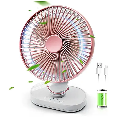Mini Ventilador de Mesa Portátil
