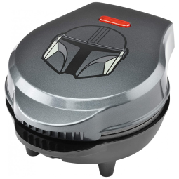 Máquina de Waffle, 600W 110V, STAR O Mandalorian, Prata