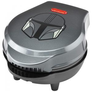 Máquina de Waffle, 600W 110V, STAR O Mandalorian, Prata
