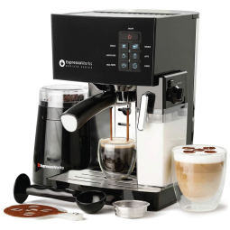 Cafeteira Elétrica Programável EspressoWorks Expresso e Cappuccino 10 Peças Barista Multifuncional Moedor de Grãos