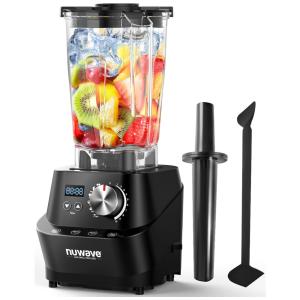 Liquidificador de Bancada 2L 6 Predefinições e 10 Velocidades, 1500W, 110v, NUWAVE 28202, Preto