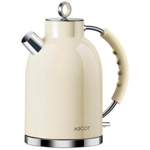 ASCOT Chaleira Elétrica, Aço Inoxidável, 1,60L Rosa 110V