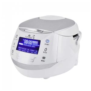 Panela de Arroz Elétrica 1.9L, com 6 Predefinições e Tela LCD, Branca, 110v, YUMASIA YUM EN15WUS, Branco