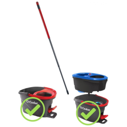 Cabo em Aço de Liga de Substituição para Mop Giratório O Cedar