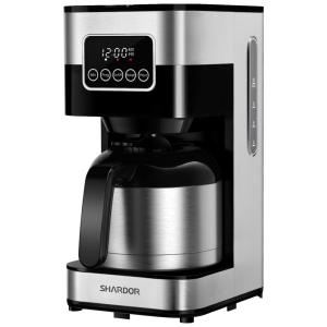 Cafeteira Programável 10 Xícaras com Controle Digital e Temporizador, 110V 900W, SHARDOR, Preta